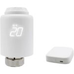 COKYIS ZigBee WiFi Válvula Termostática Inteligente Programable para Radiador - Imagen 3