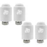 COKYIS Zigbee Control Remoto Programable TRV Válvula Termostática Inteligente – Pack de 4 unidades