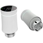 Qiumi ‎‎‎‎QM-BRT-100-501 Zigbee Válvula Termostática Inteligente Programable – Pack de 5 unidades + 1 pasarela de enlace - Imagen 2