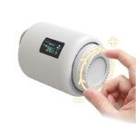 Qiumi ‎JMYTRV602-3pack Zigbee Válvula Termostática Inteligente Programable – Pack de 3 unidades - Imagen 4