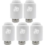 COKYIS Zigbee Control Remoto Programable TRV Válvula Termostática Inteligente – Pack de 5 unidades