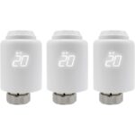 COKYIS Zigbee Control Remoto Programable TRV Válvula Termostática Inteligente – Pack de 3 unidades