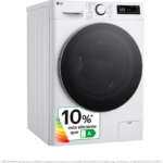 LG Lavadora de Carga Frontal F4WR6010A1W 1400 10 rpm kg - Imagen 2