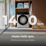 Cecotec Lavadora de Carga Frontal Bolero DressCode 7150 1400 7 Inverter Steel rpm kg - Imagen 2