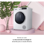 LG Secadora RH80T2AP6RM 8 Bomba de Calor A++ kg - Imagen 4
