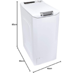 Hoover Lavadora de Carga Superior H-WASH 300 H3TM48TACE/1-37 8 1400 kg rpm LITE - Imagen 2