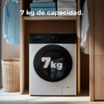 Cecotec Lavadora de Carga Frontal Bolero DressCode 7150 1400 7 Inverter Steel rpm kg - Imagen 4