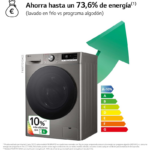 LG Lavadora de Carga Frontal F4WR7010AGS 10 1400 kg rpm - Imagen 3