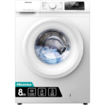 Hisense Lavadora de Carga Frontal WFQP801419VM 8 1400 kg rpm