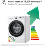 LG Lavadora de Carga Frontal F4WR5011A6F 11 1400 kg rpm - Imagen 3